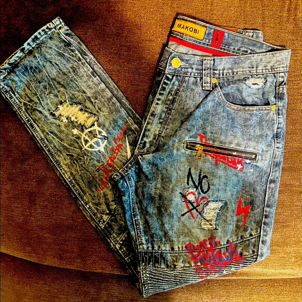 MAKOBI Love Kills Denim Jeans